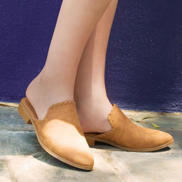 Shoes - Camel Mule Ballerina